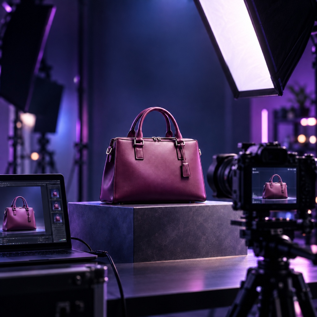 Product photography shoot in the Castle Digital studio