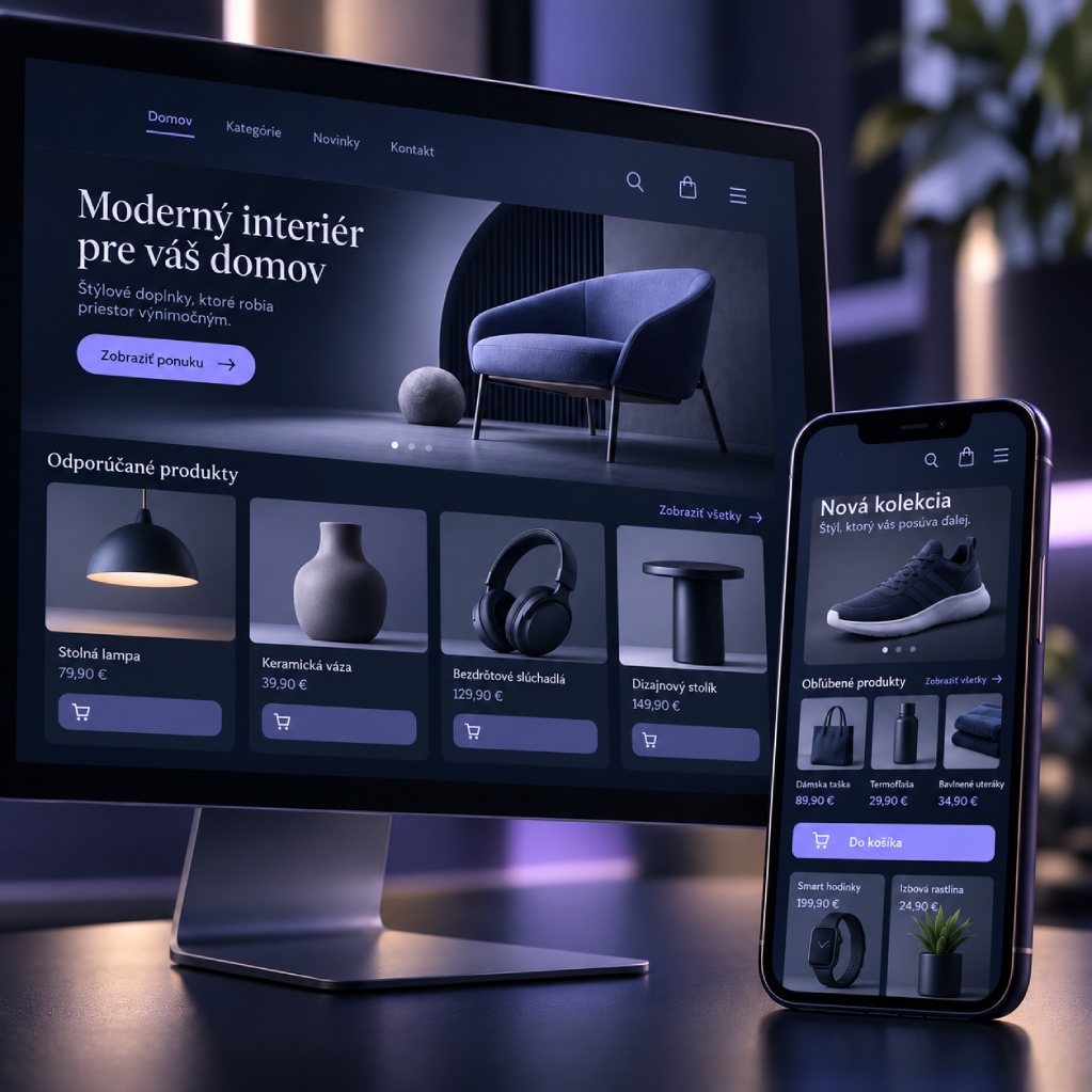 Custom website and e-shop development